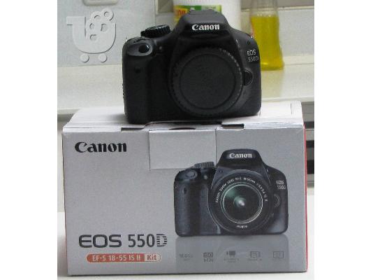 PoulaTo: EOS 550D Canon / Rebel T2i 18.0 MP ψηφιακή φωτογραφική μηχανή SLR - Μαύρο (Kit w / EF-S IS.